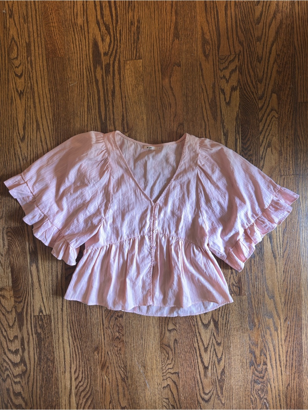 Mi Ami x Francesca‘s Pink Top